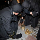 Papones de Angustias y Soledad, en la procesión del Santo Entierro del Viernes Santo