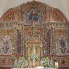 Una imagen del retablo de la Asunción tras su restauración
