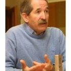Ángel Escuredo, ayer en un momento de la entrevista