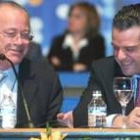 Antonio Vázquez junto a Mario Amilivia, el día de su elección como presidente de la FRMP