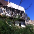 La casa de la antigua Harinera de La Brecha quedó abrasada tras un incendio en agosto