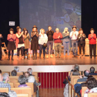 Una imagen de la gala de clausura del certamen bañezano. RUBÉN PRIETO