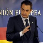 Rodríguez Zapatero ofreció una rueda de prensa tras la cumbre sobre energías renovables en Bruselas