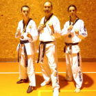 Los tres ganadores del Club Taekwondo Quevedo de León