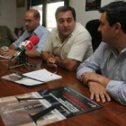Martínez Yebra, Carbajo, Fernández y Ramón, ayer en el Ayuntamiento de Toral.