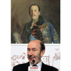 Rubalcaba, en un encuentro en la Menéndez Pelayo.