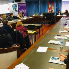 Asistentes a la jornada sobre violencia de género, ayer. ASOCIACIÓN DE PERIODISTAS FEMINISTAS DE CASTILLA Y LEÓN