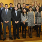 Foto de grupo de los titulados, reunidos ayer en el acto de El Albéitar.