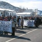 Una de las muchas manifestaciones que se llevan realizando por la montaña oriental leonesa