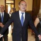 Ripoll, durante la rueda de prensa que ofreció en el Palacio Provincial de la Diputación de Alicante