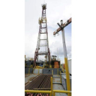La torre de perforación petrolera de BP.