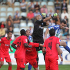 El cuadro azulino se llevó el triunfo de El Toralín en el partido de la primera vuelta.