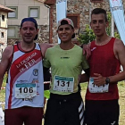 Podio masculino de la carrera larga de La Reina Trail. JM SUÁREZ