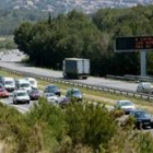 Estado de la carretera AP-7 donde se han sufrido retenciones de hasta cinco kilómetros