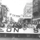 Histórica manifestación por la autonomía de León (1984).