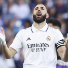 El delantero del Real Madrid Karim Benzema pide intensidad para afrontar la vuelta copera. R. JIMÉNEZ