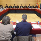 El consejero de Empleo asistió a la reunión del Consejo de Política Demográfica. NACHO GALLEGO