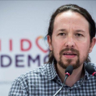 El líder de Podemos, Pablo Iglesias.