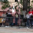 En la foto, una imagen del acto celebrado en Carrizo de la Ribera para finalizar el curso