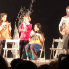 Un instante de la obra de la compañía Retranka Teatro, de León. BARRIO PLANILLO