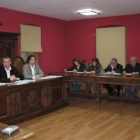 Pleno del Ayuntamiento de Cistierna donde se presentó el proyecto de la depuradora.