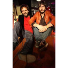 Xoel López y Félix Arias, integrantes de Lovely Luna.
