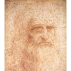 Detalle del Autorretrato de Leonardo da Vinci