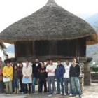 Otazu, junto con Murias, los profesores y los alumnos del curso