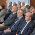 Magdalena Álvarez, Manuel Chaves, José Antonio Griñán, Gaspar Zarrías y José Antonio Viera, en la sala de vistas. JULIO MUÑOZ