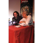 Javier Panera y Luis Miguel Alonso presentaron el libro.
