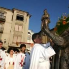 Los caballeros templarios, en el momento de realizar su ofrenda