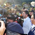 Matteo Salvini visita el lugar de la catástrofe