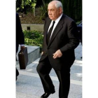 Isidoro Álvarez, ayer a su llegada a la junta de accionistas