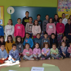 Imagen de los alumnos que acuden a clase en Villaquejida. MEDINA