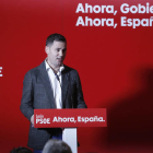 Javier Alfonso Cendón, secretario provincial del PSOE. FERNANDO OTERO PERANDONES