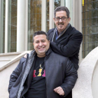 Ricard Ruiz Garzón y Francisco Díaz Valladares, ganadores de los Premios Edebé.