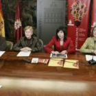 Concepción Láez, Aurora Rodríguez, Ascensión Sedano, Rosa María Conde y Ana Guada