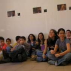 Los escolares volvieron a participar en la apertura de esta muestra