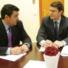 Ramón y Mañueco, durante una reunión en el 2008.