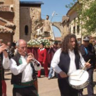 Miembros de la asociación de pastores, durante la procesión