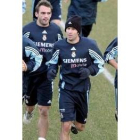 Figo participó en la sesión preparatoria y será de la partida ante el Eibar