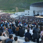 La imagen de archivo corresponde al auditorio de Ponferrada lleno por uno de los conciertos de La Encina.