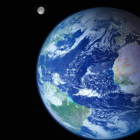 La corteza terrestre no deja de moverse. Foto de la Tierra vista desde el espacio. DL