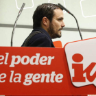 El aspirante a dirigir la coalición, Alberto Garzón.