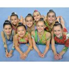 Éxito de las gimnastas leonesas en El Toralín tras sus respectivas actuaciones.
