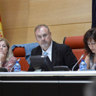 Fernando Rey, ayer, en su comparecencia en las Cortes. EFE