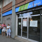 Colas en la oficina de Treball de la Generalitat.