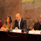 Rodríguez, Iratxe García, Díez y Palomo, ayer en León.