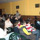 El naturista Tomás Sanz en un momento de la charla .