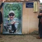 David García Ferreras descubre la placa del Paseo del Río que lleva su nombre   PLANILLO